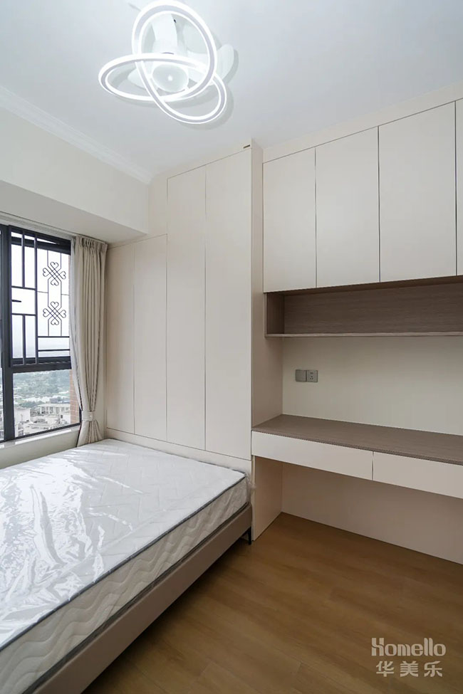 108㎡簡約風三居室，優化室內空間利用，讓生活井然有序